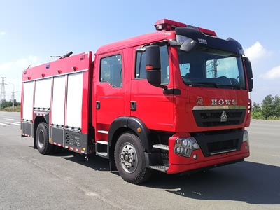 國六重汽6噸泡沫消防車
