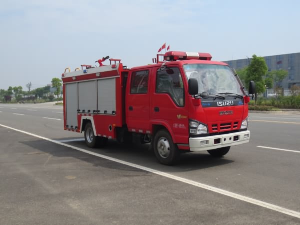 國五慶鈴2噸水罐消防車（130馬力）