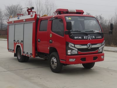 國六東風2.5噸水罐消防車