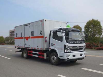 國六東風7噸易燃液體廂式運輸車